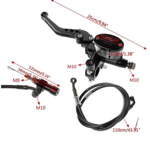 Kit d'embrayage hydraulique pour <span class=keywords><strong>moto</strong></span>, maître-<span class=keywords><strong>cylindre</strong></span> de frein pour Yamaha Kawasaki <span class=keywords><strong>Suzuki</strong></span>, véhicules tout-terrain, fabriqué en Chine, modèle 1-2 - Product Image 4