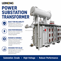 Transformateur de distribution triphasé immergé dans l'huile LEINENG à haute efficacité 100kVA 200kVA 500kVA 10kv-35kv/0.4kv