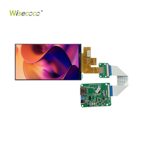 Écran TFT LCD personnalisé de 5,5 pouces à haute luminosité 1080x1920 1200 nits avec un angle de vision complet et une carte de commande pour usage industriel