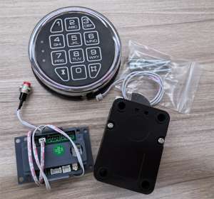 Serrure à combinaison <span class=keywords><strong>de</strong></span> coffre-fort électronique en gros Serrure <span class=keywords><strong>de</strong></span> sécurité numérique pour <span class=keywords><strong>la</strong></span> <span class=keywords><strong>maison</strong></span> Porte pistolet Coffre-fort électronique Vault Lock -019 - Product Image 3