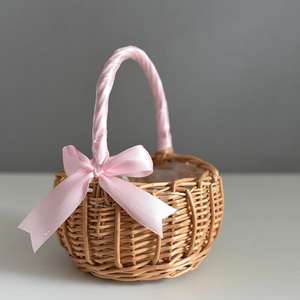 Wholesale Willow <b>Wicker</b> Flower Style Customized Shape High Quality Gift Picnic <b>Baskets</b> - Product Image 4