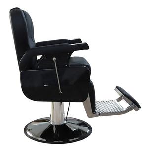 Fauteuil de Barbier Classique Économique avec Pompe Hydraulique Grande Taille, Noir - Product Image 4