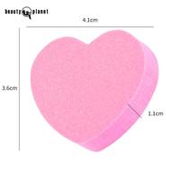 Beauté planète vente chaude en forme de coeur doux maquillage éponge pour le visage Portable cosmétique haute qualité fond de teint bouffée en gros