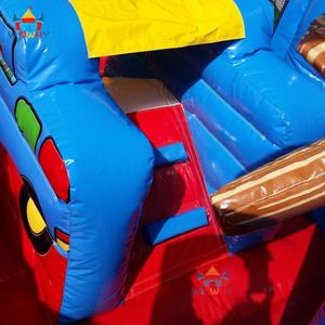 Parcours d'obstacles gonflable Fun Express Train Station pour fêtes - Matériel PVC, à partir de 14 ans, utilisation en parc d'aventure - Product Image 5