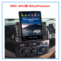 Radio Android de 9.7 Pulgadas con Pantalla Táctil Estilo Tesla para Toyota Hilux Fortuner 2007-2015, Navegación GPS, Carplay, DSP