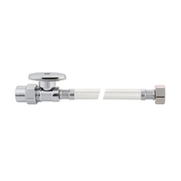 KLOE823I Raccord de Robinet Droit 1/2"FIP X 1/2"CPVC, Tuyau Flexible Métallique Tressé Renforcé SUS304 Moderne pour Cuisine 5