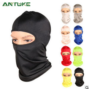 Antuke Balaclava Taille Unique Unisexe Spandex Polyester Respirant Imperméable Masque de Cyclisme Cache-Visage pour Activités de Plein Air - Product Image 1