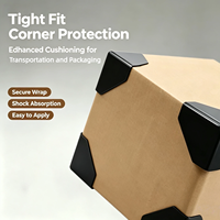 Protections d'angle en plastique pour cartons, meubles, boîtes cadeaux, emballages de carton à trois côtés, protections d'angle pour le transport