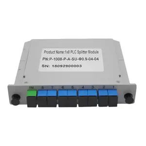 FTTH Epon Gpon LGX kaset tipi 1*4 1*8 1*16 1*32 SC UPC SC APC Fiber optik Plc Splitter