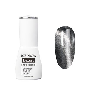 Il cappotto di Cateye di ghiaccio NOVA ha 2 colori stile misto colore Gel smalto con 3 in 1 occhio di gatto strato di tenuta casuale per unghie - Product Image 1