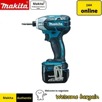 Perceuse à percussion à batterie au lithium, équipement de service, Makitas DTS131, outil électrique sans fil sans balais, 14,4 V, 1800 W, portable