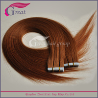 Extensions de cheveux brésiliens Remy super double drawn, lisses, à bandes adhésives invisibles, 100 % naturels, vente en gros, très demandées en salon