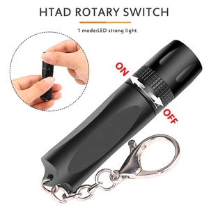 Móc Khóa Đèn Pin <span class=keywords><strong>Mini</strong></span> T6 Pin Khô 14500 Móc Chìa Khóa Cầm Tay Đèn Pin Công Tắc Xoay Đầu Đèn Pin EDC Bằng Nhôm - Product Image 4