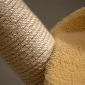 Arbre à <span class=keywords><strong>chat</strong></span> en sisal style cocotier, griffoir écologique, meuble d'intérieur pour animaux de compagnie, emballé en carton, style plante - Product Image 5