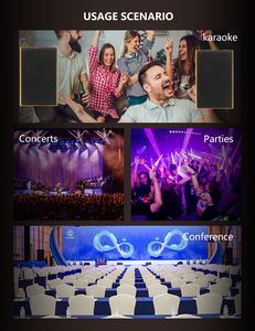 Ihomelife อุปกรณ์เครื่องเสียงระบบแอนดรอยด์สำหรับมืออาชีพ & ลำโพงไร้สาย300วัตต์อุปกรณ์คุณภาพสูงพร้อมระบบคาราโอเกะ Wi-Fi แบบ3ช่อง - Product Image 4
