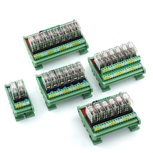 2-32 kênh PLC khuếch đại tín hiệu 10A pluggable Relay Module 12V 24V DC 1NO + 1NC NPN/PnP tương thích Din Rail núi - Product Image 1