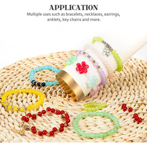 Diy Jewelry Set 6mm Glass Beads 1400pcs With Findings For Bracelet Making - Product Image 4