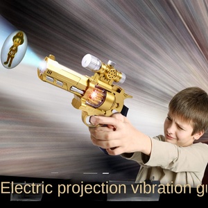Commercio all'ingrosso nuovo strano suono di luce elettrica per bambini giocattolo pistola vendita calda ragazzo di proiezione vibrazione schiuma di plastica - Product Image 3