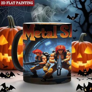 Metal Slug 3 <b>Ceramic</b> <b>Mug</b> 11oz Heat Activated Color Changing Cup 2D Flat Painting Design - Product Image 6