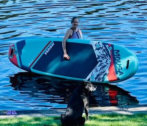 Factory Cheap OEM Ocean Water Inflatable Sup Fishing Isup Paddleboard for <b>Surfing</b> Surfboard MS02/5 Unisex Design Suitable for Bo - Product Image 1