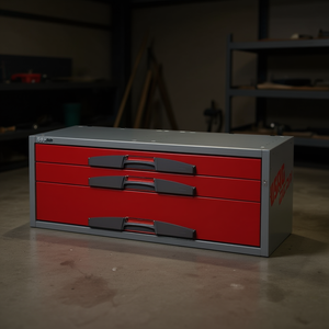 Armoire à outils 5000 Cl3n en acier rouge avec tiroirs pour l'organisation d'atelier - Product Image 3