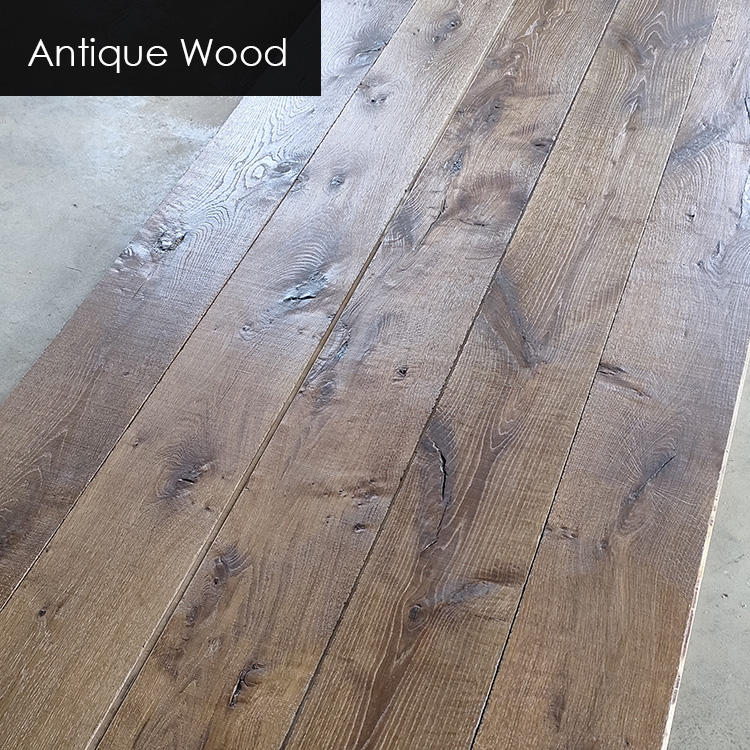 bois antique-marron foncé