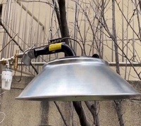 Lampe chauffante infrarouge à gaz haute efficacité pour l'élevage commercial de poulets de chair en poulailler – Fourniture pour fermes avicoles