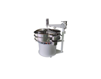 Machine de tamisage vibratoire forcé QINNY haute capacité pour carbonate de calcium, avec moteur vibrant vertical et nettoyage par grattoir en acier inoxydable