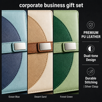 Ensemble de papeterie promotionnel, carnet noir personnalisé avec boîte, tasse thermos, journal, ensemble cadeau avec stylo, carnet d'entreprise, boîte cadeau
