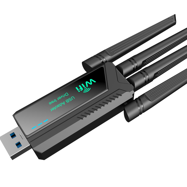 AX3000Mbps USB WiFi Blue-tooth Wifi Adapter 4 Antennas Dual Band 2.4G&5GHz WiFi6E Network Wireless Wlan Receiver