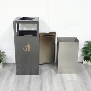 Thùng Rác Kim Loại Gạt Tàn 18 Gallon Thùng Rác Đường Phố - Product Image 5