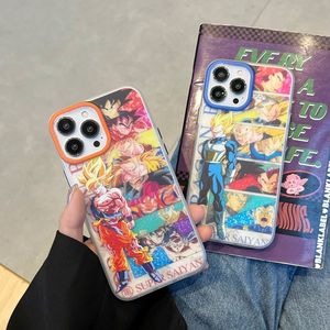 Rop-funda de móvil para iPhone 11/12/13/14 pro Max, carcasa esmerilada de anime - Product Image 2