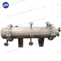 Intercambiadores de Calor de Carcasa y Tubos de Alta Eficiencia, Equipos de Refrigeración Industrial, Servicios OEM/ODM, Certificación ASME CE en Acero Inoxidable SS304