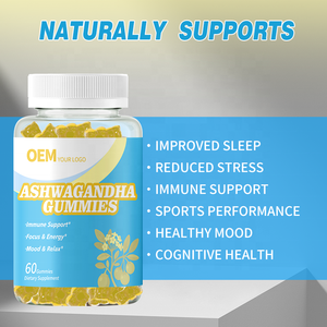 Gummies d'Ashwagandha Bio OEM en Marque Blanche pour le Sommeil, la Détente, l'Immunité et l'Énergie - Product Image 4
