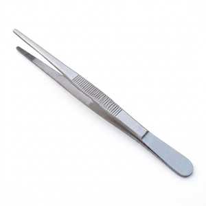 Pinces hémostatiques chirurgicales, longueur 16 cm, mâchoire dentelée à 90 degrés, pointe de 23 mm, instrument manuel, classe I, certifié CE - Product Image 1