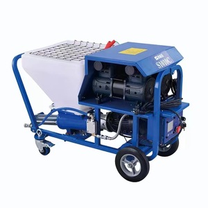 Real Stone Sprayer Gun Concrete Skimming Mortar Sprayer Multi-function Airless Sprayer for Fireproof <b>Paint</b> - Product Image 1