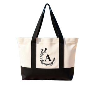 Sac fourre-tout de shopping en toile de coton réutilisable pour femme, écologique, 6oz-14oz, personnalisable avec logo imprimé, idéal pour le voyage - Vente en gros - Product Image 3