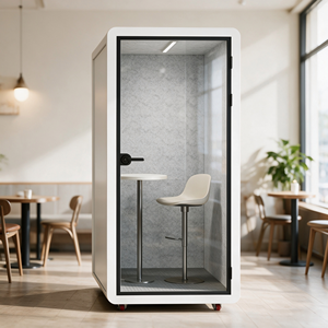 Modern Modular Privacy Soundproof Office Pods Movable Work Room Phone Booth Cabin Silent Meeting Cabin Stylish Design Hotel - Product Image 3