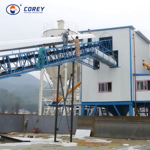 HZS180 180m3/h Corey Brand PLC Controlled Motor & Engine Driven <b>Concrete</b> Batching Plant with <b>Pump</b> and Gearbox - Product Image 4
