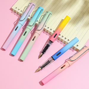 <span class=keywords><strong>Pluma</strong></span> de color degradado con punta electrónica de 0,5/0,38mm, EF-tip <span class=keywords><strong>pluma</strong></span> <span class=keywords><strong>estilográfica</strong></span> de tinta, bolígrafo de regalo de promoción de escritura de caligrafía - Product Image 2