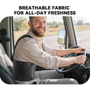 <span class=keywords><strong>Ceinture</strong></span> de soutien lombaire réglable personnalisée <span class=keywords><strong>pour</strong></span> hommes et femmes, bretelles de protection <span class=keywords><strong>pour</strong></span> le soulagement des douleurs dorsales et la sécurité lors de levages lourds - Product Image 6