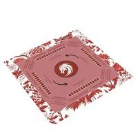 Jeu de tuiles de Mahjong américain en caoutchouc naturel, écologique, portable, de luxe, style Art Déco, tuiles nacrées, pour 4 joueurs, divertissement