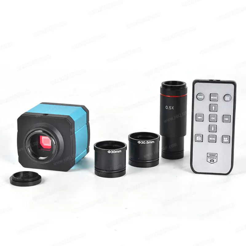 Microscope numérique électronique avec caméra USB, 1 mp, 14mp, appareil industriel avec lentille 0,5 x c-mount, nouveau