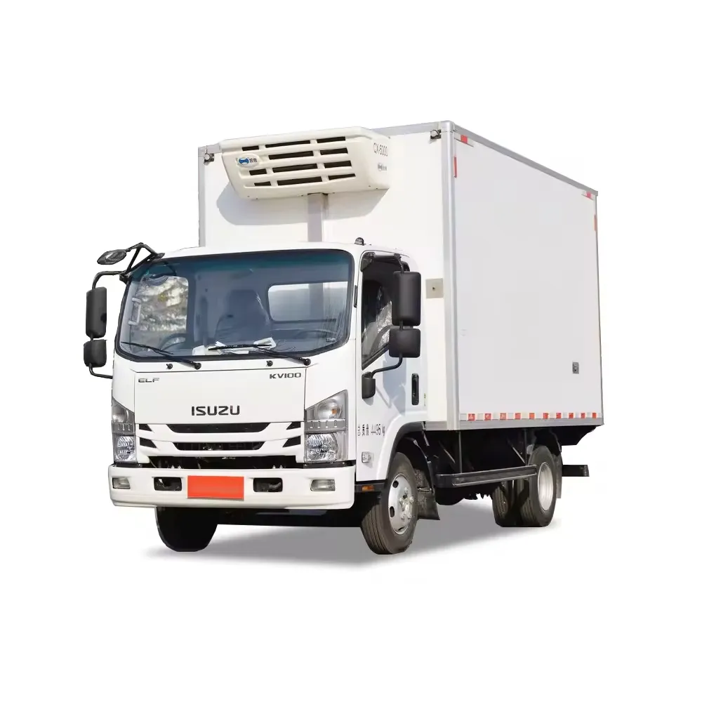 Keeyak caldo di vendita prezzo di fabbrica Isuzu KV100 6 ruote luce Freezer Box frigorifero camion refrigerato per la vendita