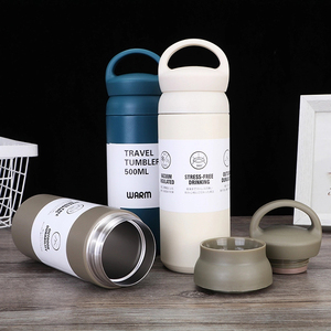 500ml Stainless Steel Vacuum Insulated Thermos <b>Flask</b> with 6-12 Hours Thermal Insulation Tea Infuser & Lid for Sports Travel - Product Image 3