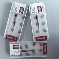 DCMT070208-PM AH725 Tungaloys Inserto de Carburo de Tungsteno de Alta Calidad Cuadrado para Torno CNC, Herramienta de Torneado Externo CVD, OEM Japón