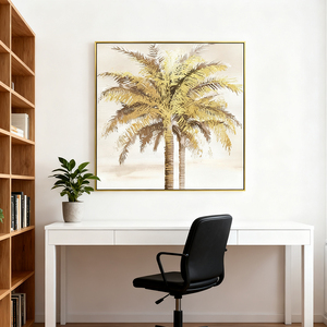<strong>Cheap</strong> Nordic HD Pictures Canvas Painting Golden Palm Tree Posters Prints <strong>Wall</strong> <strong>Art</strong> for Living Room Decor - Product Image 4