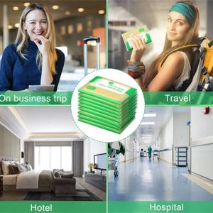 Protège-siège de toilette jetable et biodégradable sans autocollant, pour une utilisation rapide, vente en gros - Product Image 4