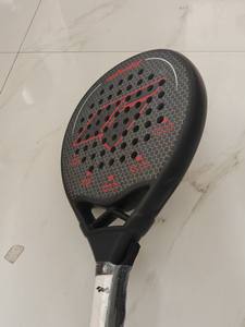 ไม้เทนนิสคาร์บอนไฟเบอร์ 3K/12K/18K พร้อมแกน EVA แผ่นหมุน สีดำ/แดง รุ่นซัมเมอร์ - Product Image 2