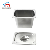 Compteur professionnel personnalisé en acier inoxydable, pour réchauffer les aliments, Buffet GN